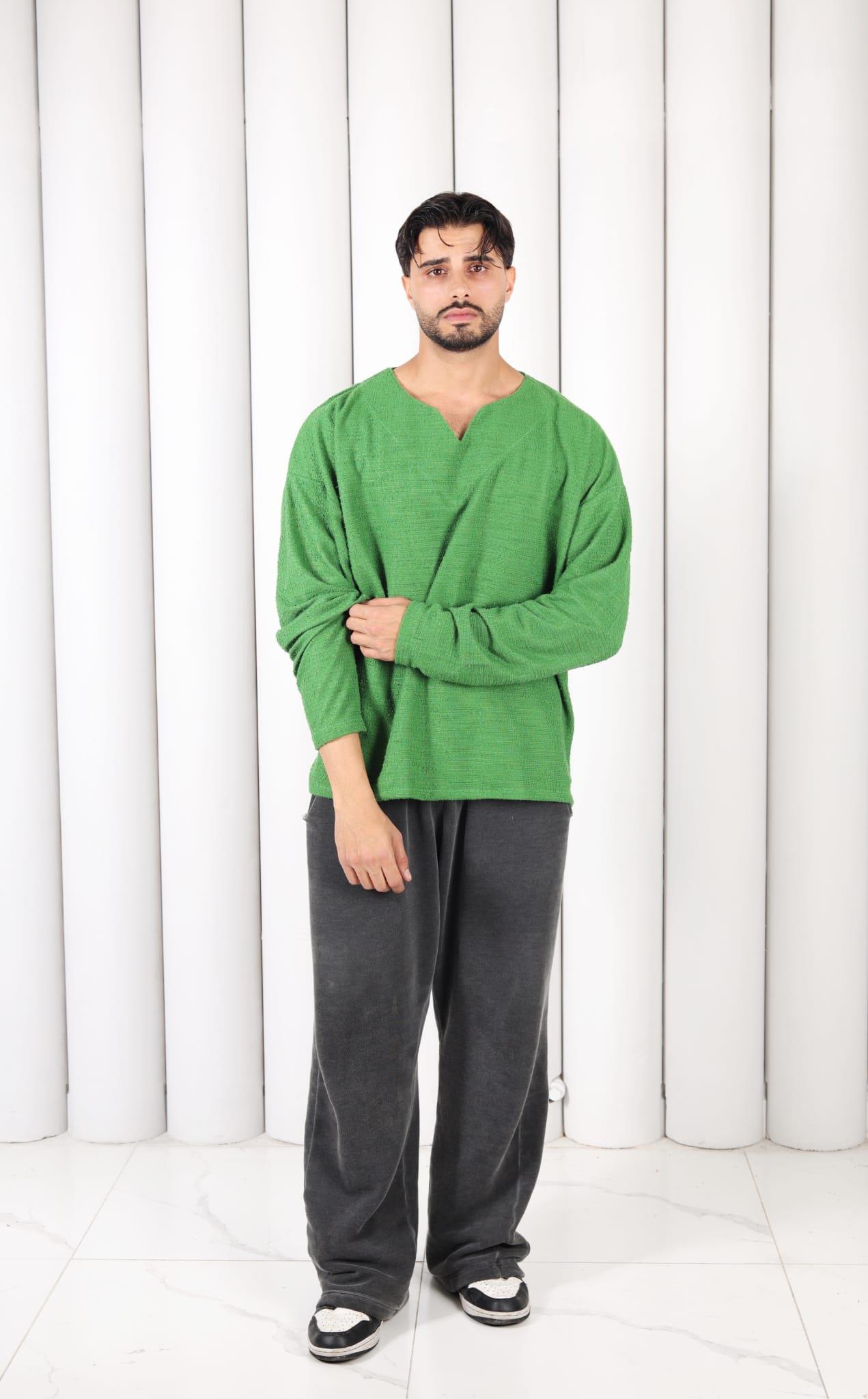 V Yaka Relaxed Fit Triko